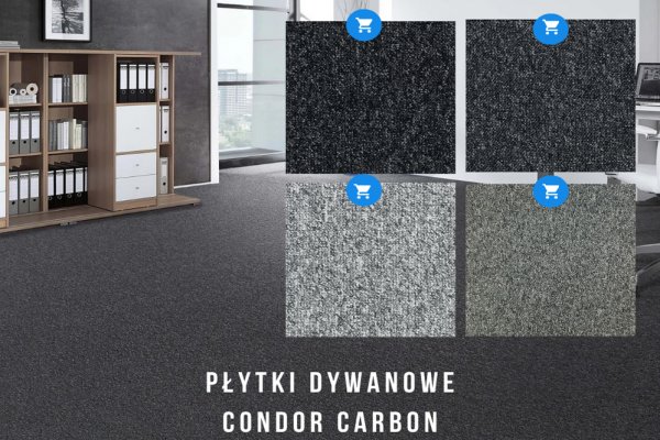 Ponad 5.000m2 płytek dywanowych Condor Carbon!