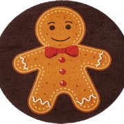 Wycieraczka Wash + Dry - Gingerbread-Men 90x90